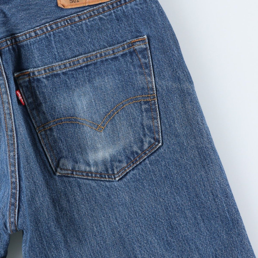 Levi's 501 straight denim pants for men, size W33 unclear blue type Vintage Second Hand