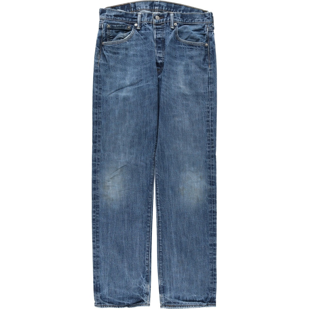 Levi's 501 straight denim pants for men, size W33 cotton blue type Vintage Second Hand