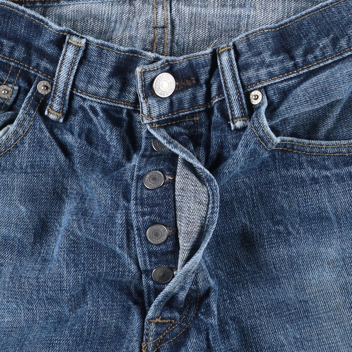 Levi's 501 straight denim pants for men, size W33 cotton blue type Vintage Second Hand