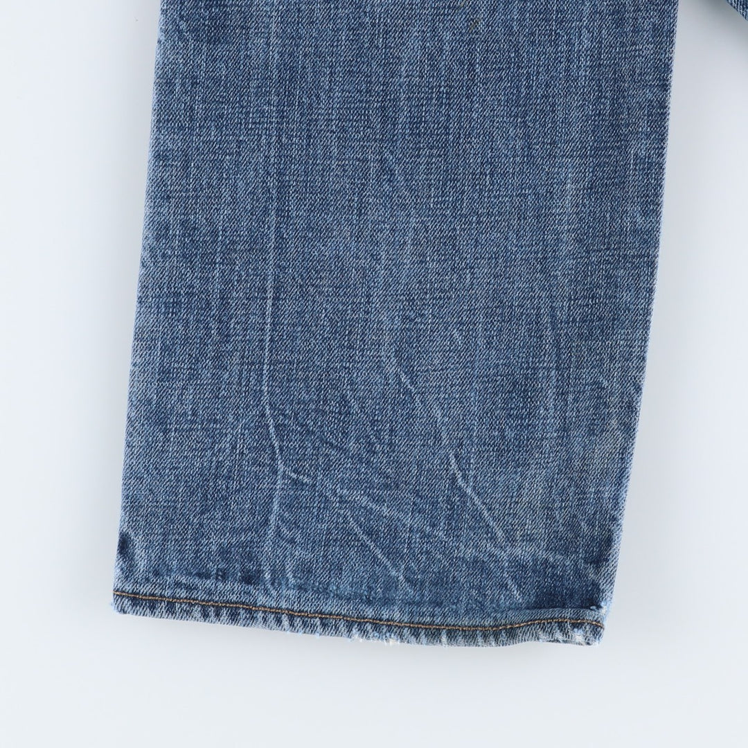 Levi's 501 straight denim pants for men, size W33 cotton blue type Vintage Second Hand