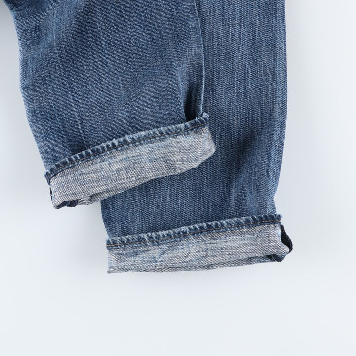 Levi's 501 straight denim pants for men, size W33 cotton blue type Vintage Second Hand