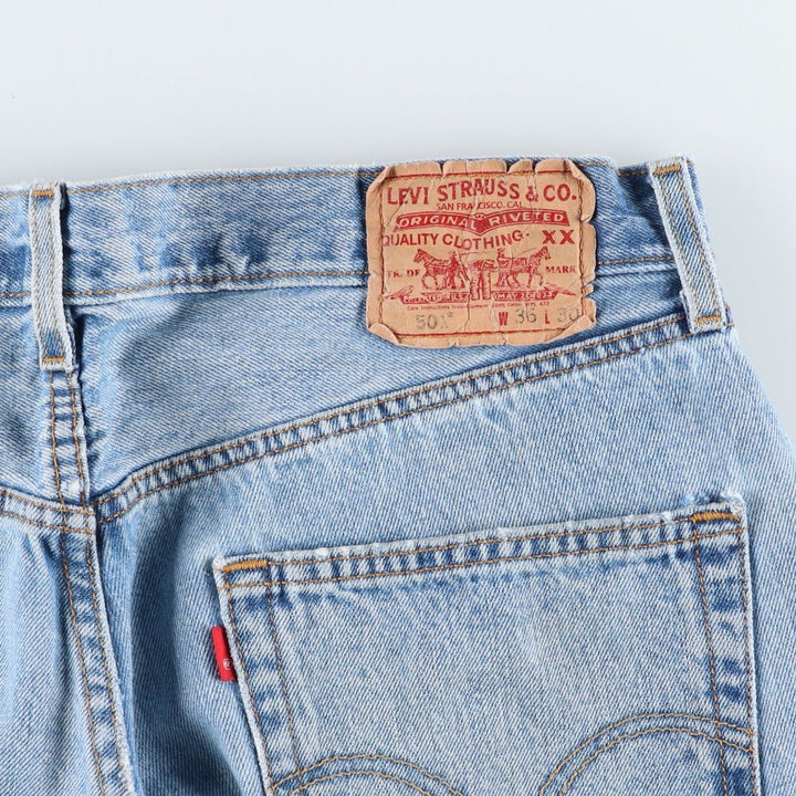 2000'S Levi's 501-0134 Straight Denim Pants, Men's W36 (approx.) cotton blue type Vintage Second Hand