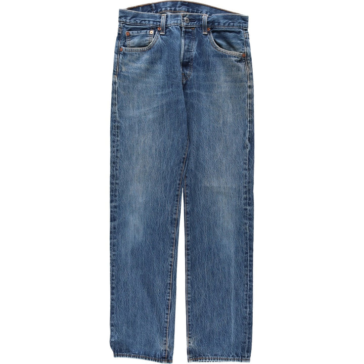 Levi's 501 straight denim pants for men, equivalent to w31 cotton blue type Vintage Second Hand