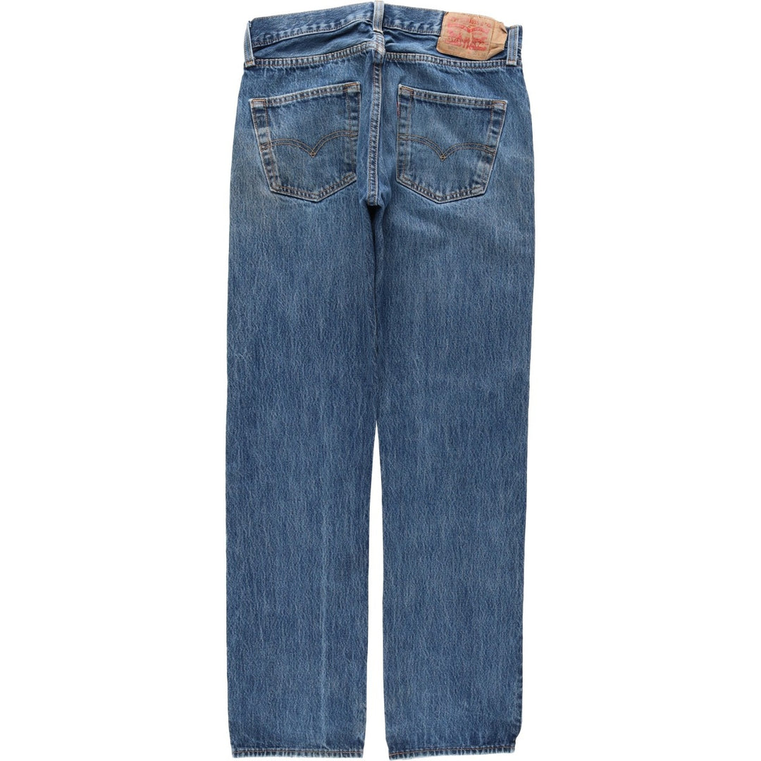 Levi's 501 straight denim pants for men, equivalent to w31 cotton blue type Vintage Second Hand