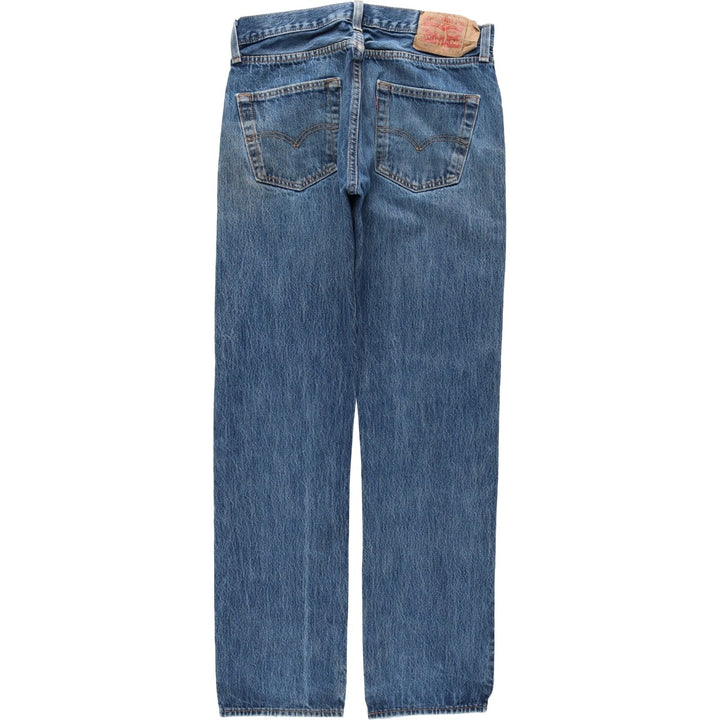 Levi's 501 straight denim pants for men, equivalent to w31 cotton blue type Vintage Second Hand