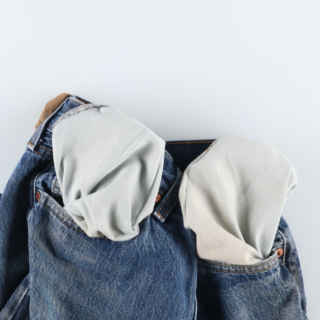 Levi's 501 straight denim pants for men, equivalent to w31 cotton blue type Vintage Second Hand