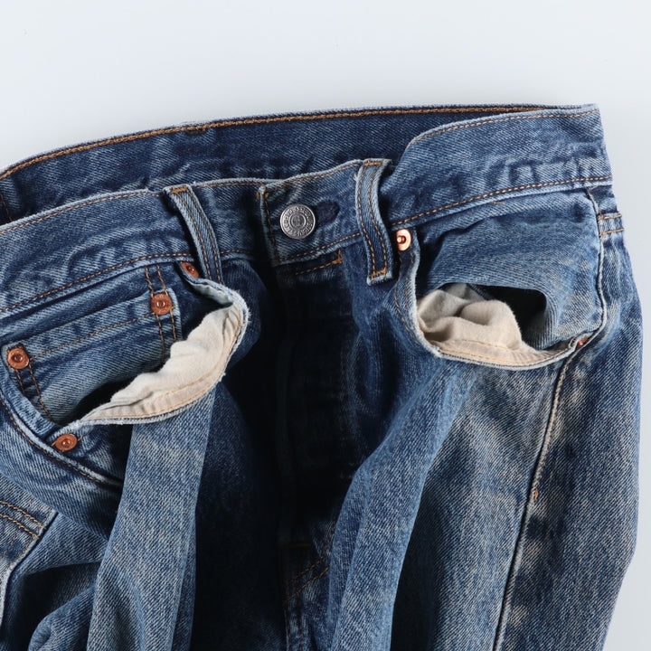 Levi's 501 straight denim pants for men, equivalent to w31 cotton blue type Vintage Second Hand