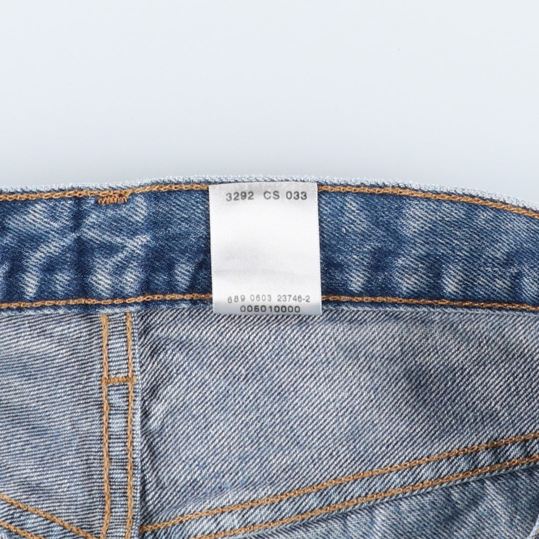 00'S Levi's 501 straight denim pants for men, size w31 cotton blue type Vintage Second Hand