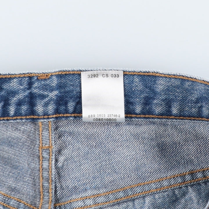00'S Levi's 501 straight denim pants for men, size w31 cotton blue type Vintage Second Hand