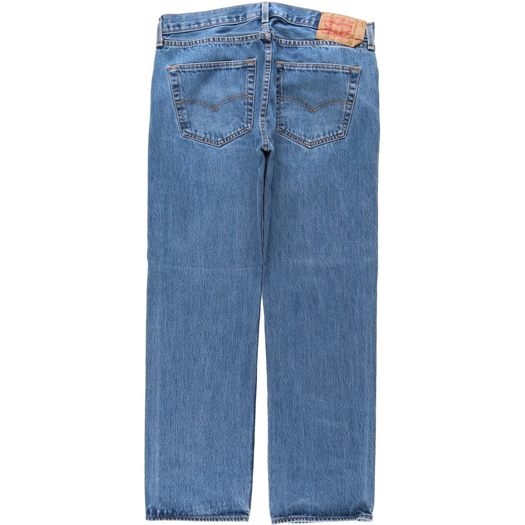 Levi's 501 straight denim pants for men, size W36 cotton blue type Vintage Second Hand
