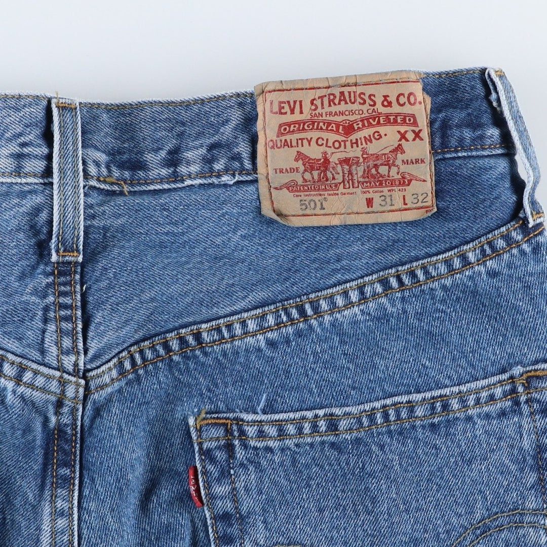 2000'S Levi's 501-0193 Straight Denim Pants, Men's, Size W31 cotton blue type Vintage Second Hand
