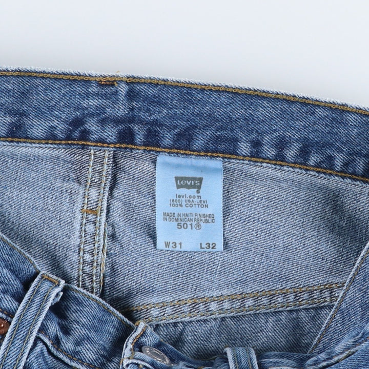 2000'S Levi's 501-0193 Straight Denim Pants, Men's, Size W31 cotton blue type Vintage Second Hand