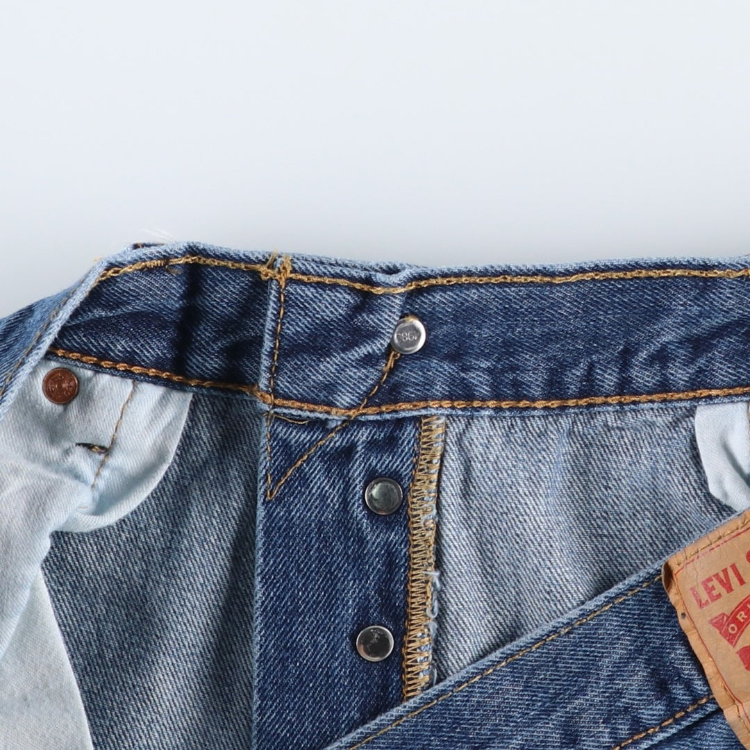 Levi's 501 straight denim pants for men, size W36 cotton blue type Vintage Second Hand