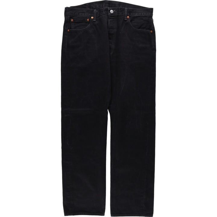 Levi's 501 Black Denim Straight Denim Pants for Men, W35 cotton black type Vintage Second Hand