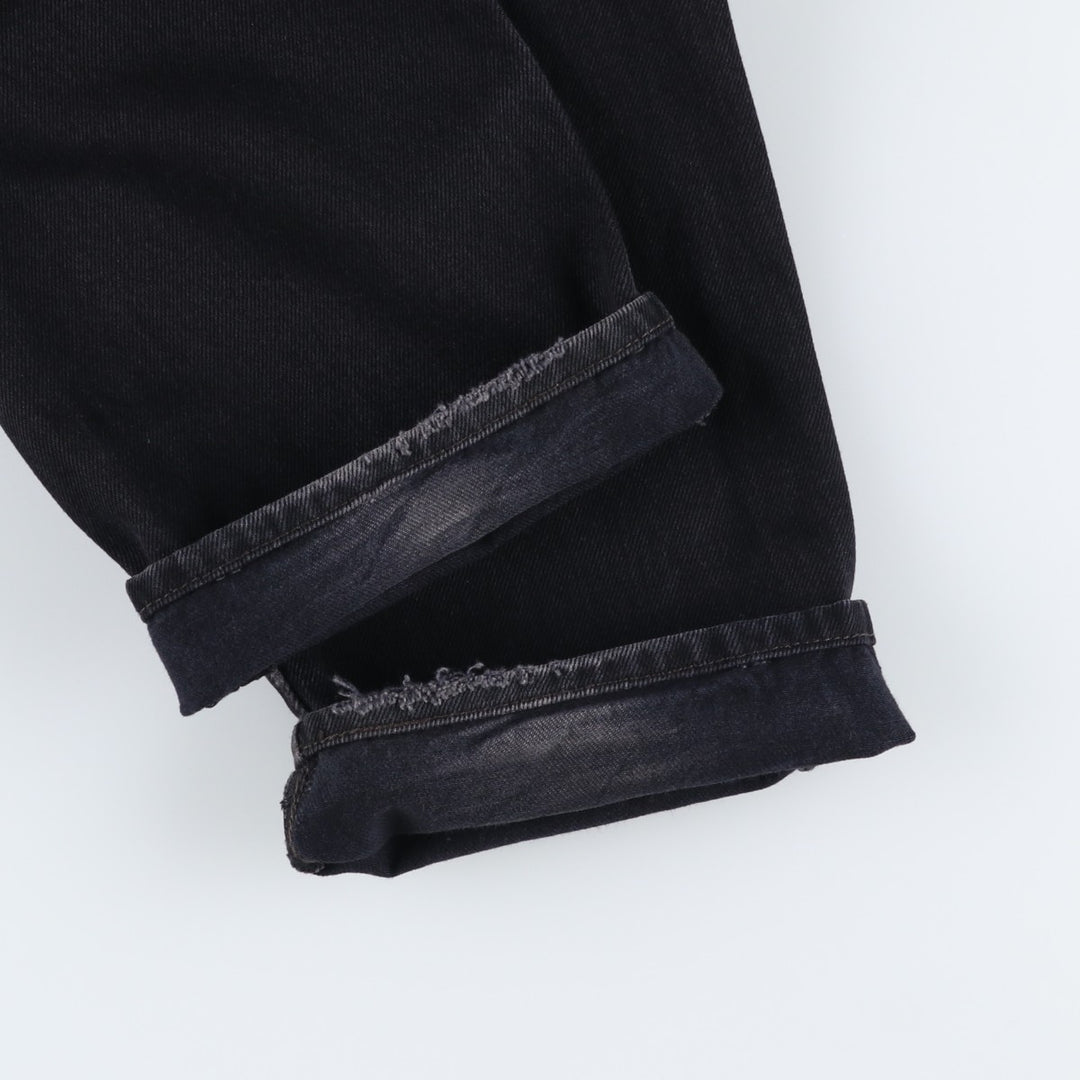 Levi's 501 Black Denim Straight Denim Pants for Men, W30 equivalent cotton black type Vintage Second Hand
