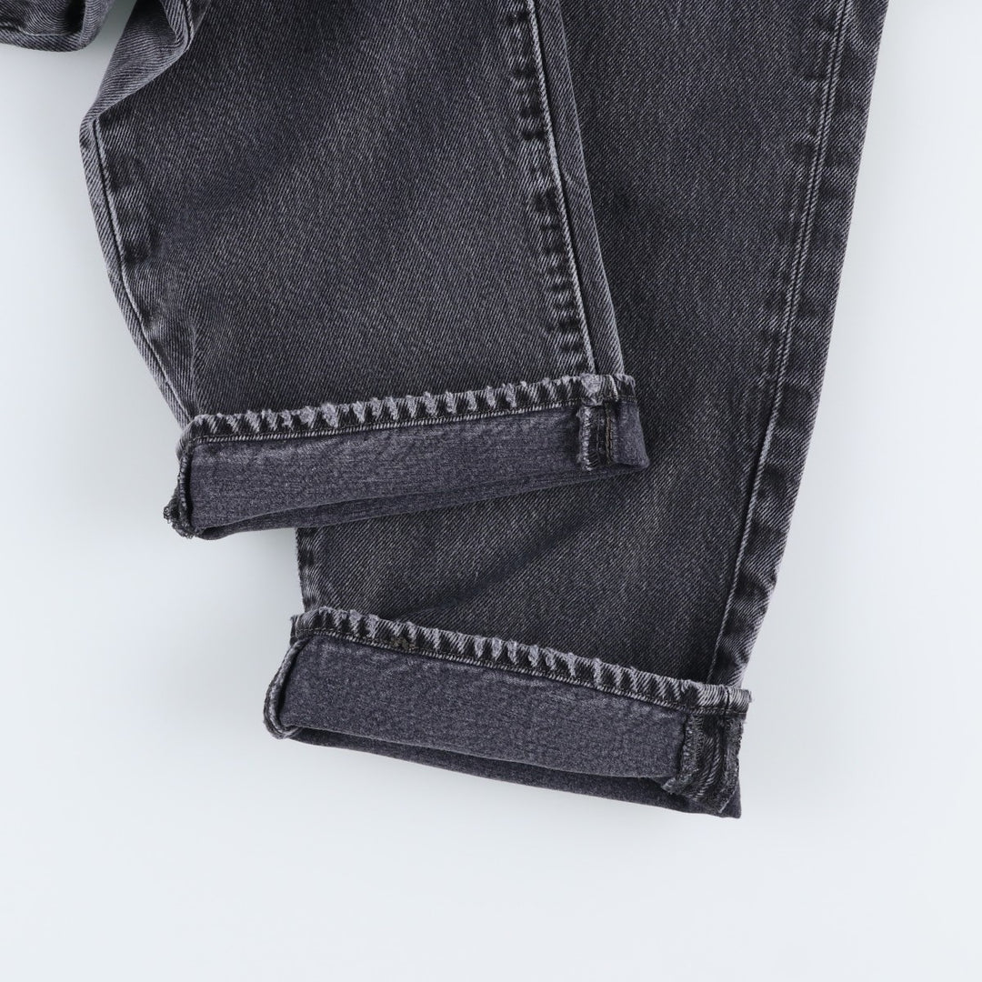 Levi's 501 Black Denim Straight Denim Pants for Men, W32 equivalent cotton black type Vintage Second Hand