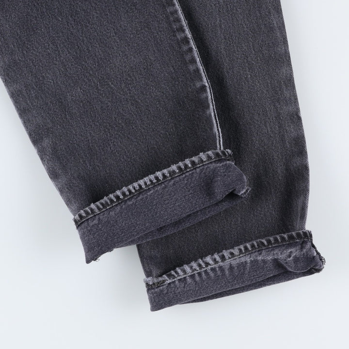 Levi's 501 Black Denim Straight Denim Pants for Men, W32 equivalent cotton black type Vintage Second Hand