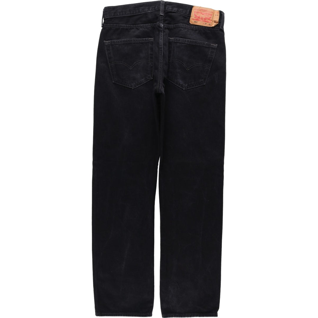 Levi's 501 Black Denim Straight Denim Pants for Men, W33 equivalent cotton black type Vintage Second Hand
