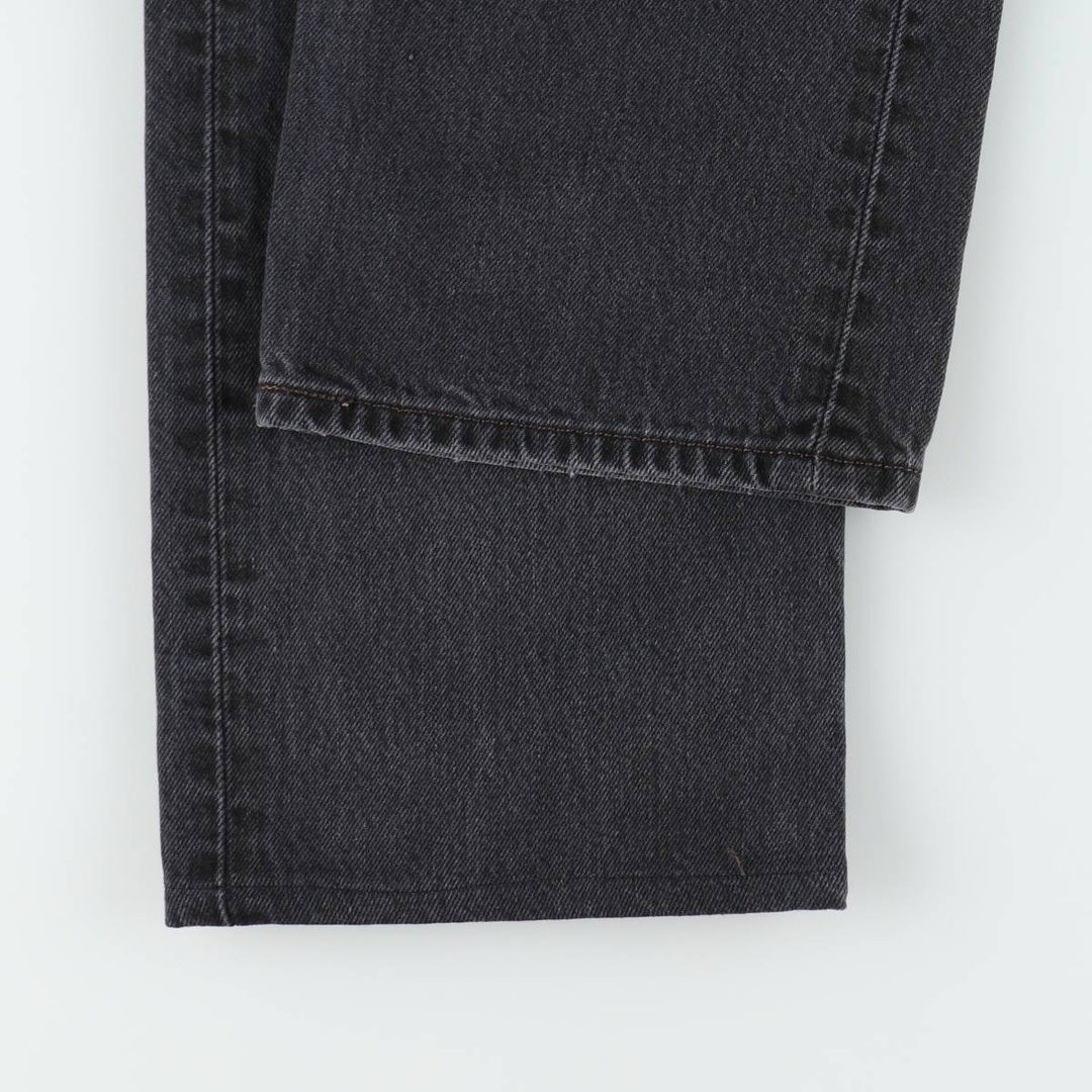 Levi's 501 Black Denim Straight Denim Pants Men's W31 equivalent cotton black type Vintage Second Hand