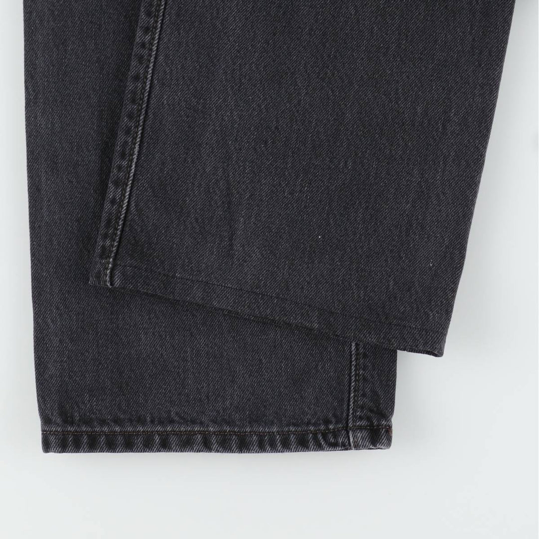 Levi's 501 Black Denim Straight Denim Pants Men's W31 equivalent cotton black type Vintage Second Hand