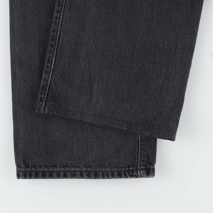 Levi's 501 Black Denim Straight Denim Pants Men's W31 equivalent cotton black type Vintage Second Hand