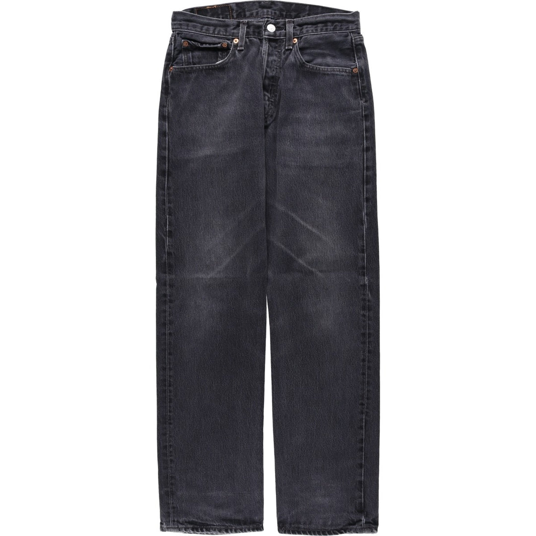 2000'S Levi's 501 Black Denim Straight Leg Denim Pants Men's Size W29 cotton black type Vintage Second Hand
