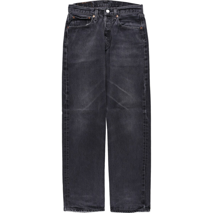 2000'S Levi's 501 Black Denim Straight Leg Denim Pants Men's Size W29 cotton black type Vintage Second Hand