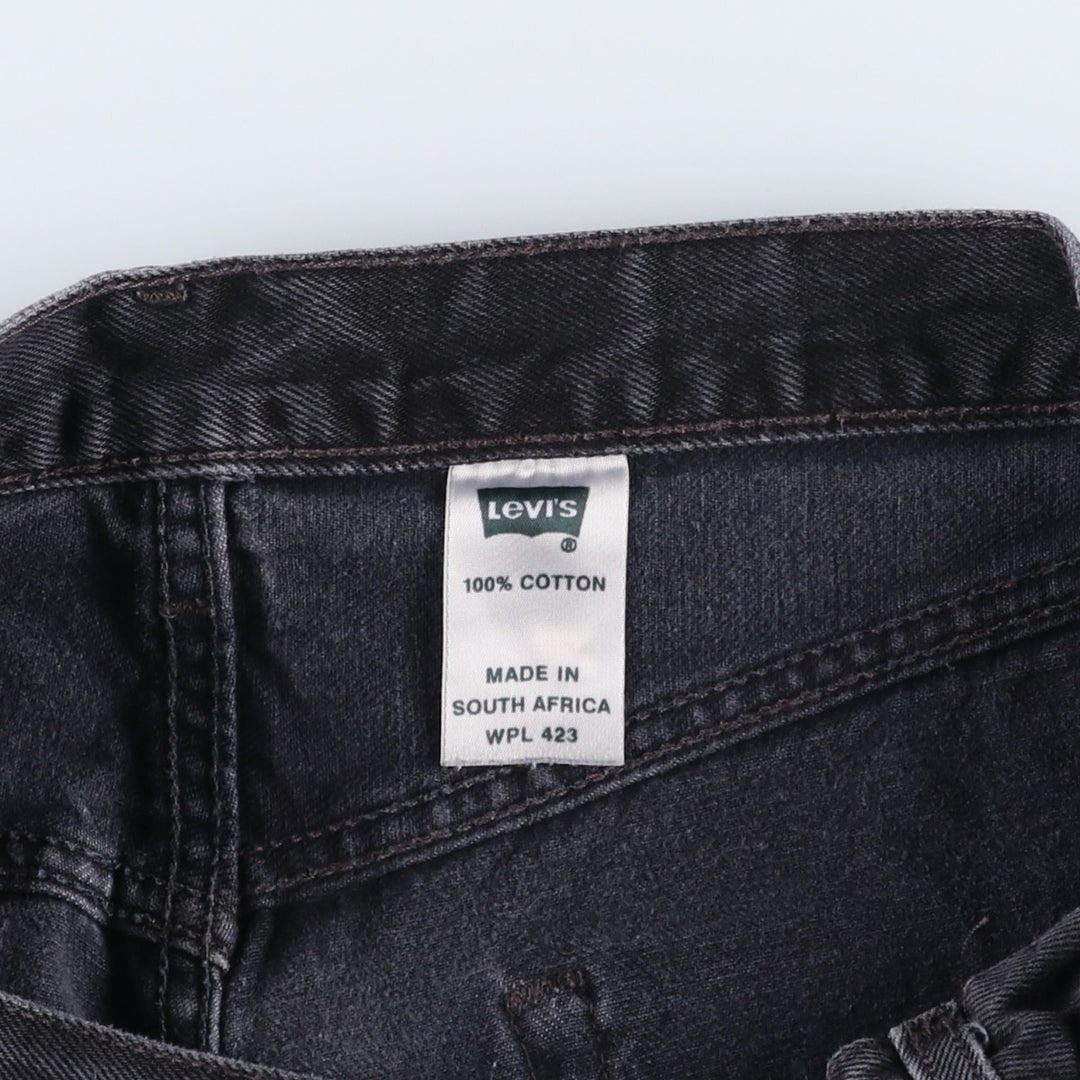 2000'S Levi's 501 Black Denim Straight Leg Denim Pants Men's Size W29 cotton black type Vintage Second Hand