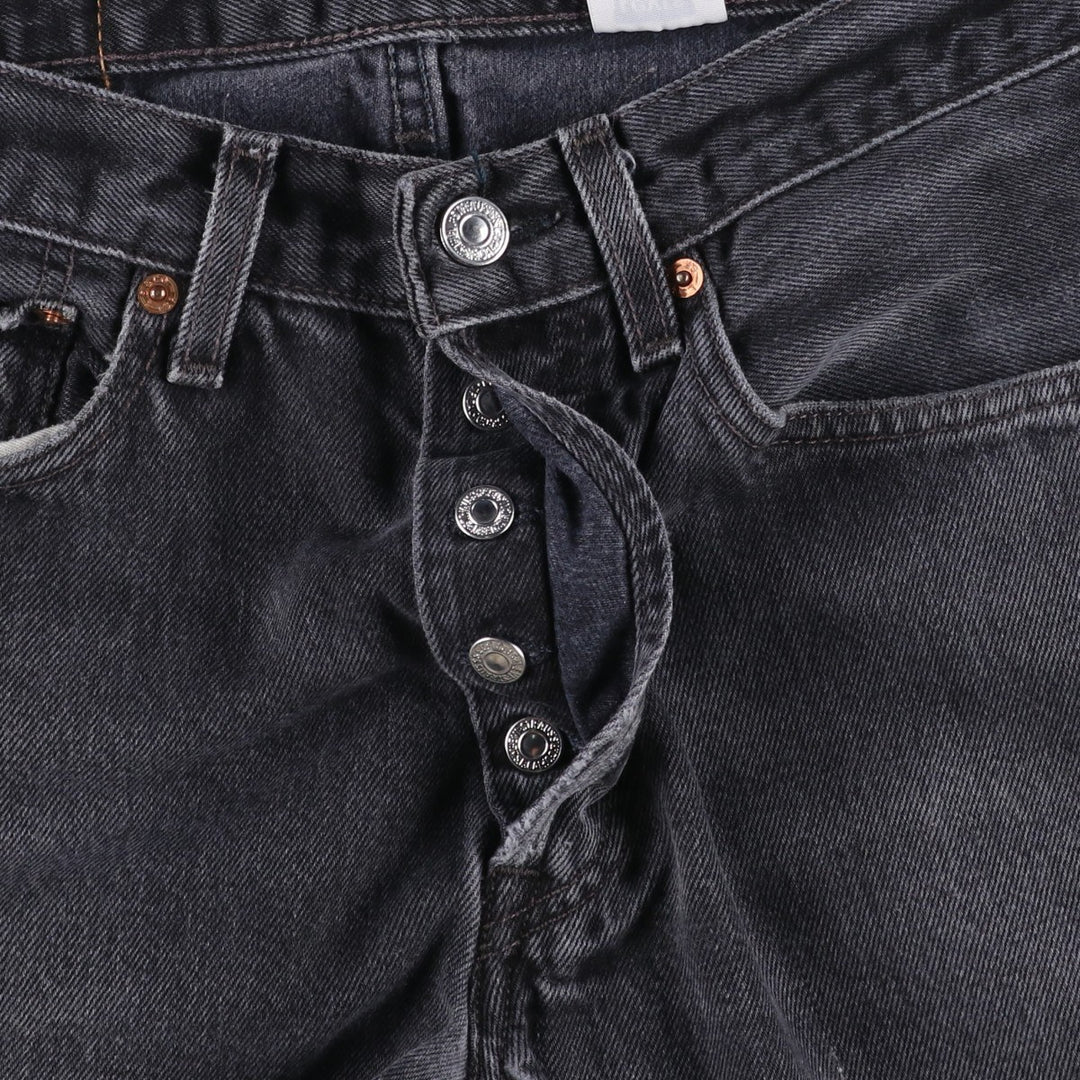 2000'S Levi's 501 Black Denim Straight Leg Denim Pants Men's Size W29 cotton black type Vintage Second Hand