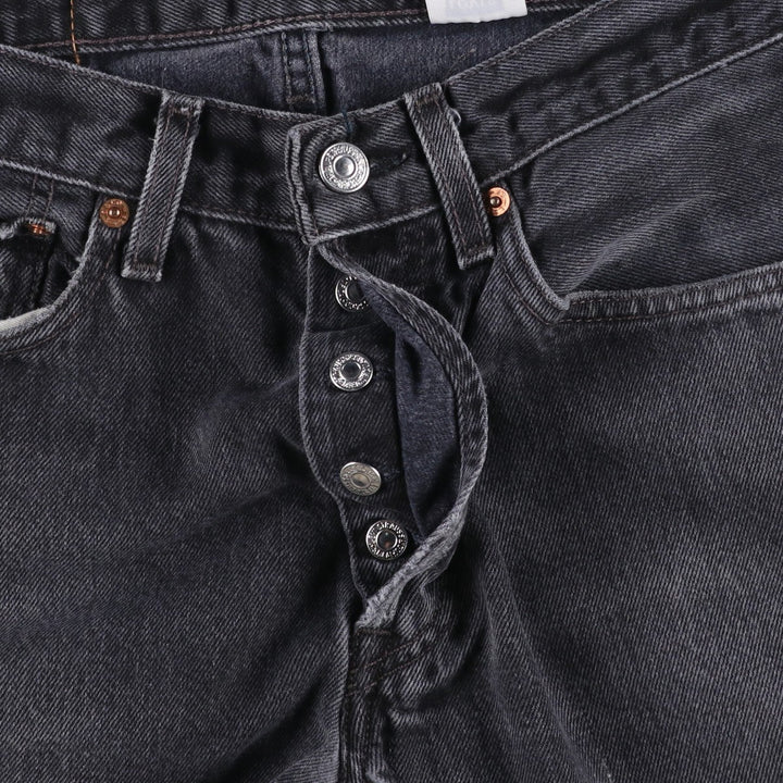 2000'S Levi's 501 Black Denim Straight Leg Denim Pants Men's Size W29 cotton black type Vintage Second Hand