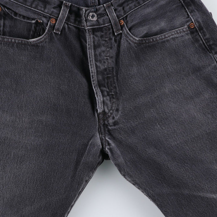 2000'S Levi's 501 Black Denim Straight Leg Denim Pants Men's Size W29 cotton black type Vintage Second Hand