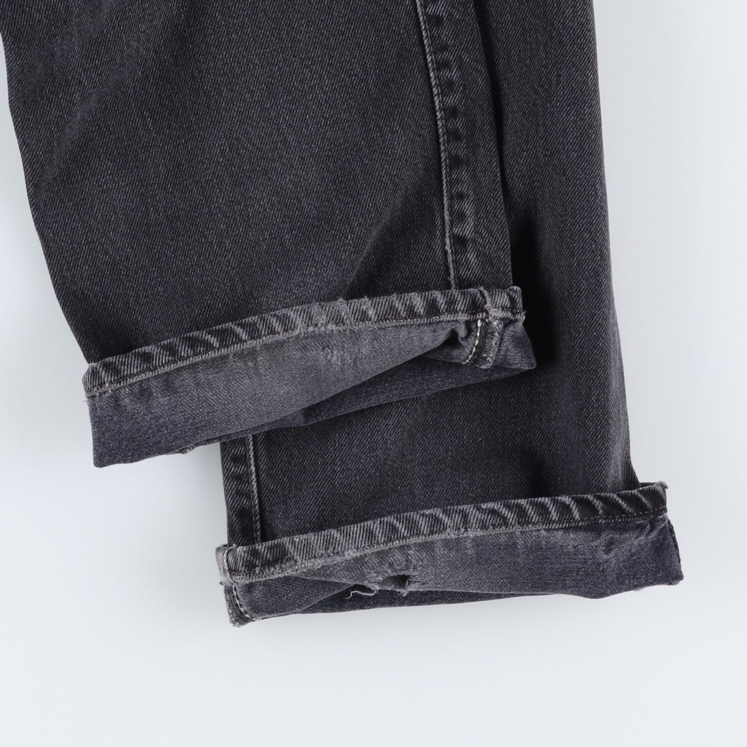 2000'S Levi's 501 Black Denim Straight Leg Denim Pants Men's Size W29 cotton black type Vintage Second Hand