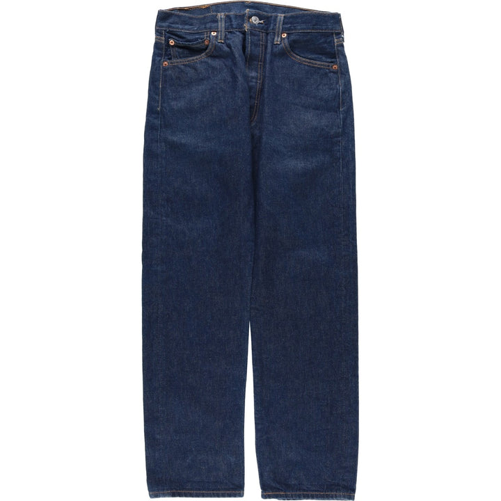 00'S Levi's 501 straight denim pants for men, W30 equivalent cotton blue type Vintage Second Hand