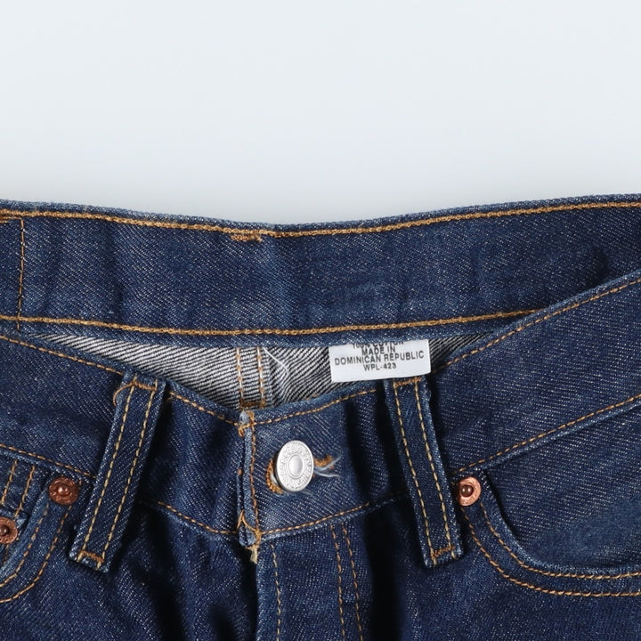 00'S Levi's 501 straight denim pants for men, W30 equivalent cotton blue type Vintage Second Hand