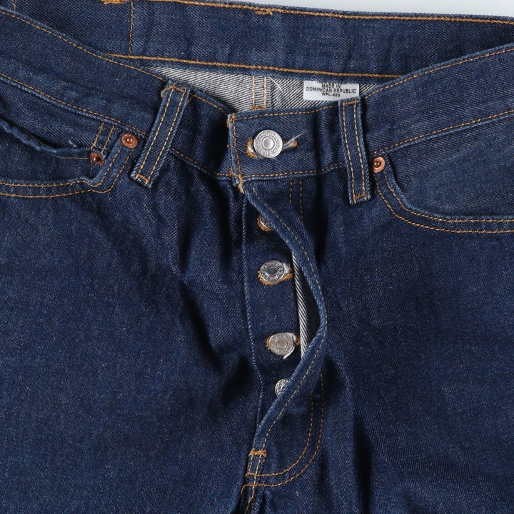 00'S Levi's 501 straight denim pants for men, W30 equivalent cotton blue type Vintage Second Hand