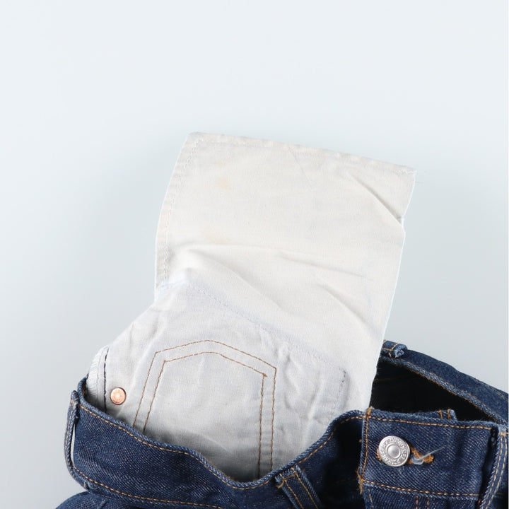 00'S Levi's 501 straight denim pants for men, W30 equivalent cotton blue type Vintage Second Hand