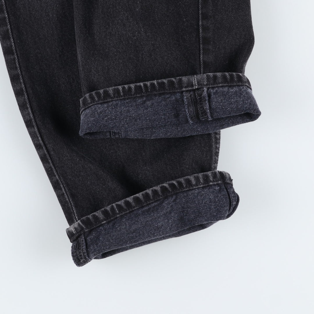 1990'S Levi's 501 Black Denim Straight Leg Jeans, Made in Canada, Men's Size W31 (approx.), Vintage cotton black type Vintage Second Hand