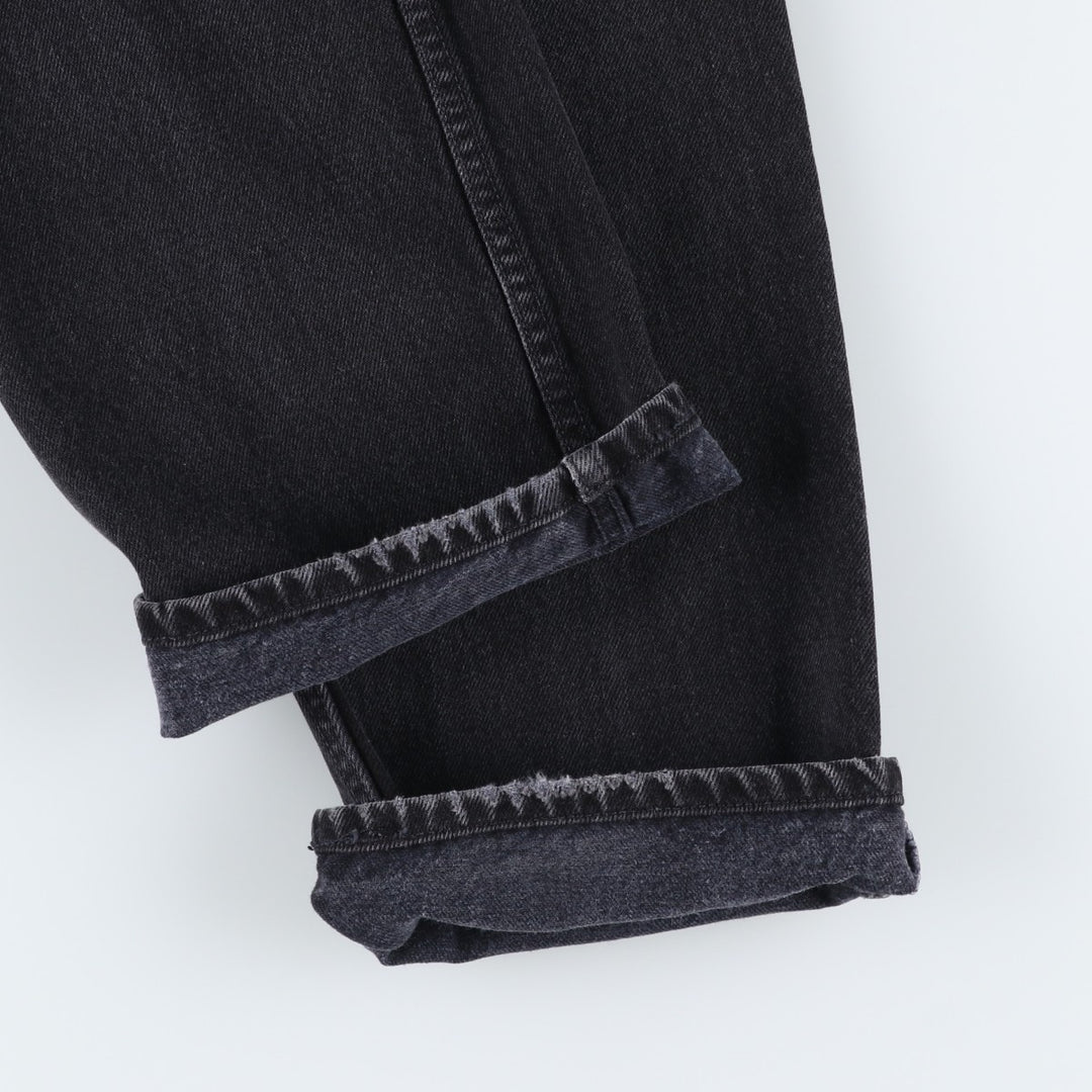 1990'S Levi's 501 Black Denim Straight Leg Jeans, Made in Canada, Men's Size W31 (approx.), Vintage cotton black type Vintage Second Hand