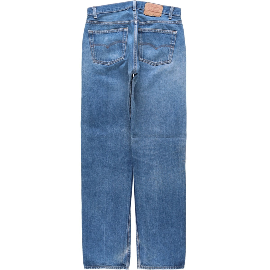 1980'S Levi's 501 Straight Denim Pants, Made in USA, Men's Size W31 (approx.), Vintage cotton blue type Vintage Second Hand