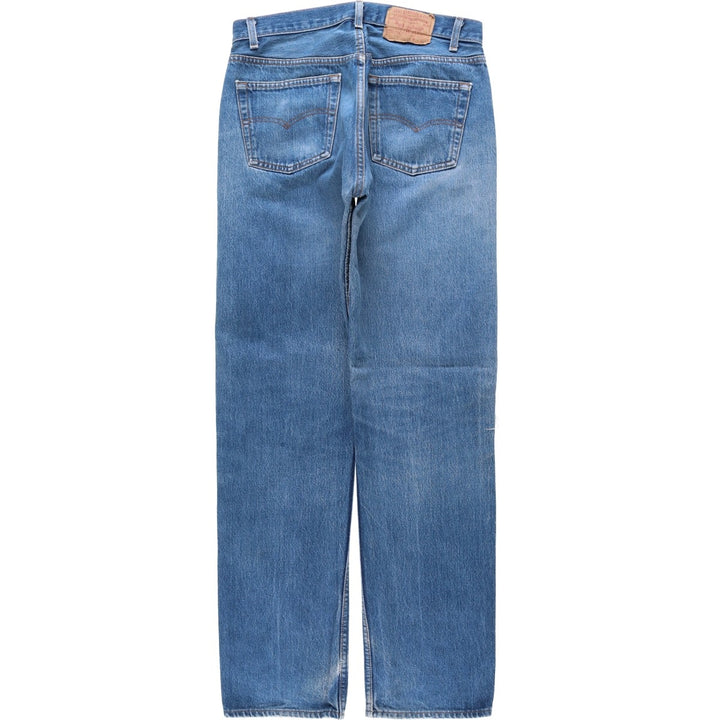 1980'S Levi's 501 Straight Denim Pants, Made in USA, Men's Size W31 (approx.), Vintage cotton blue type Vintage Second Hand