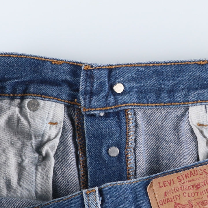 1980'S Levi's 501 Straight Denim Pants, Made in USA, Men's Size W31 (approx.), Vintage cotton blue type Vintage Second Hand