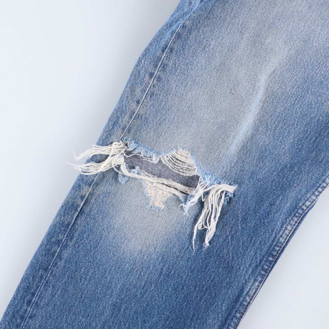 1980'S Levi's 501 Straight Denim Pants, Made in USA, Men's Size W31 (approx.), Vintage cotton blue type Vintage Second Hand