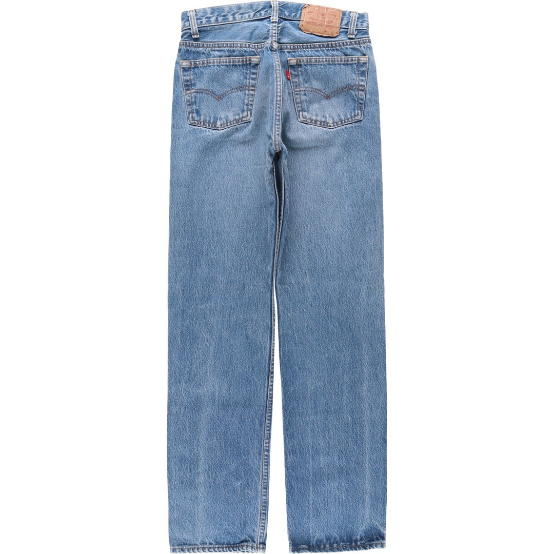 1980'S Levi's 501 Straight Denim Pants, Made in USA, Men's Size W29 (approx.), Vintage cotton blue type Vintage Second Hand