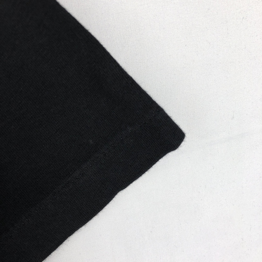 2000'S Hanes BEEFY-T MAT Advertising T-shirt, Men's XXL equivalent. cotton black type Vintage Second Hand