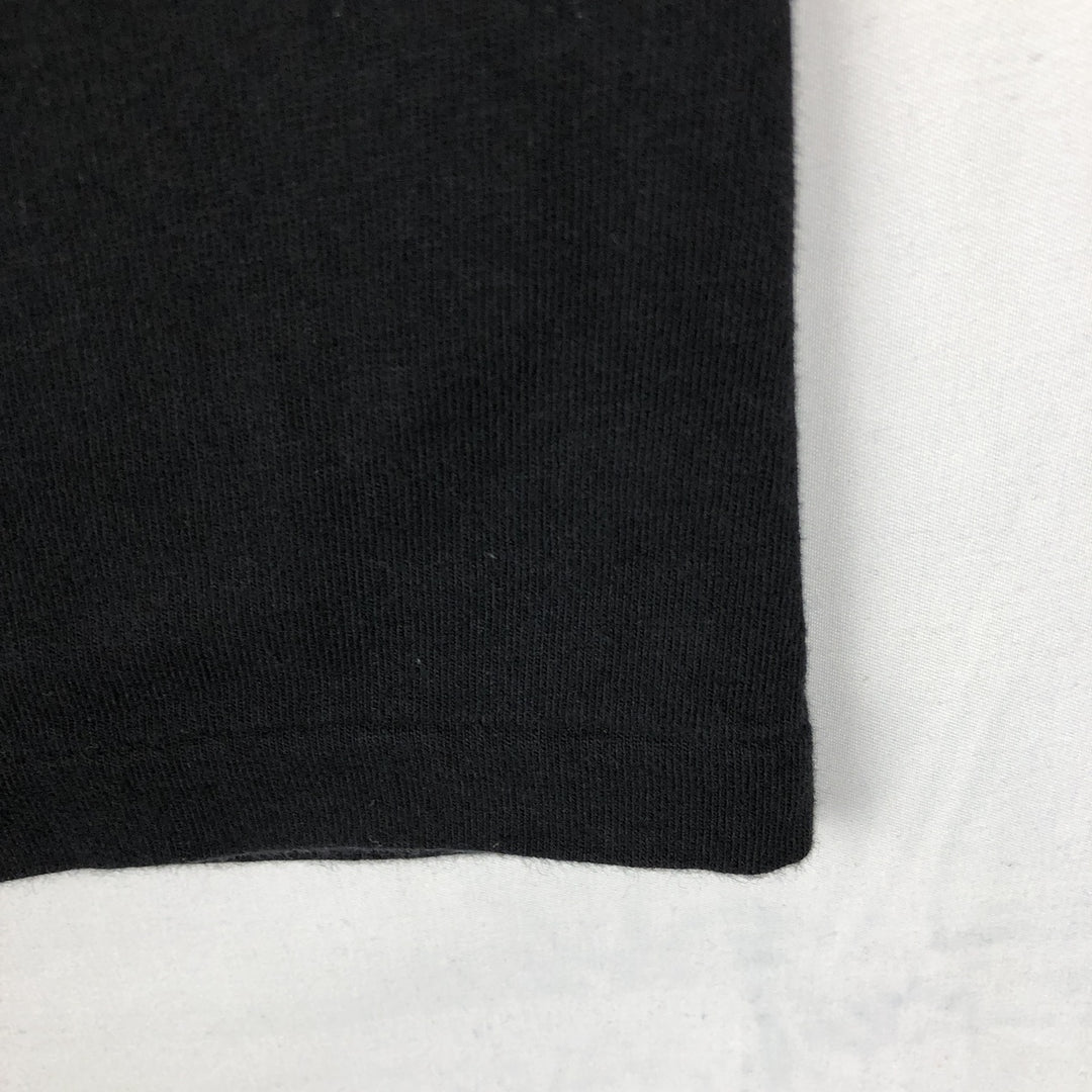 2000'S Hanes BEEFY-T MAT Advertising T-shirt, Men's XXL equivalent. cotton black type Vintage Second Hand