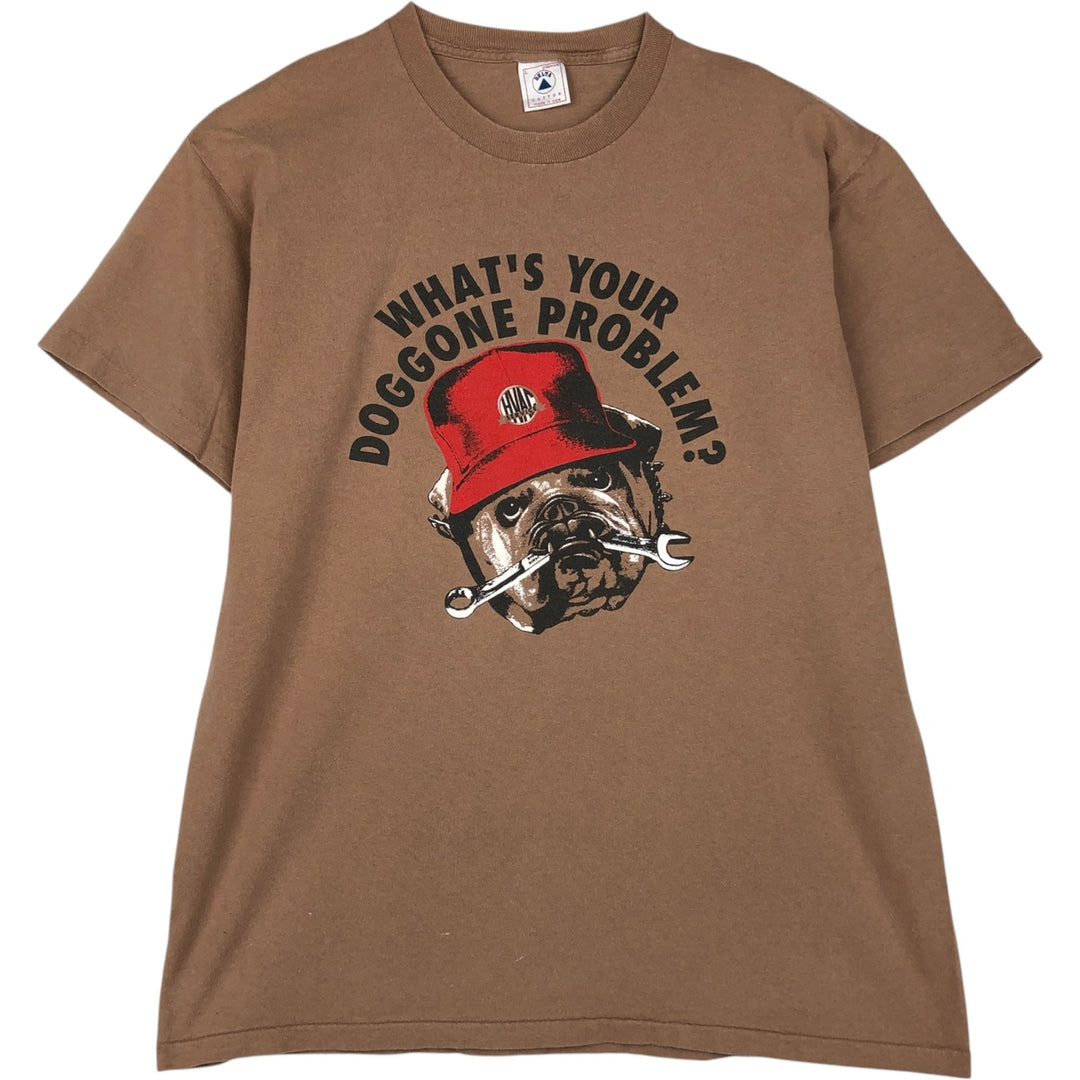 90'S Delta AO Smith Advertising T-Shirt, Made in USA, Men's Size L (approx.), Vintage cotton brown type Vintage Second Hand