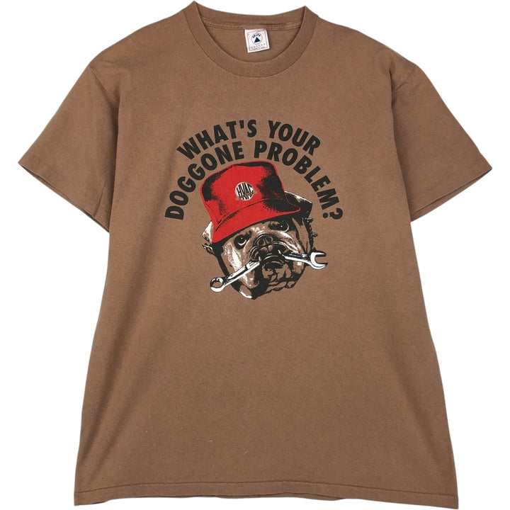 90'S Delta AO Smith Advertising T-Shirt, Made in USA, Men's Size L (approx.), Vintage cotton brown type Vintage Second Hand
