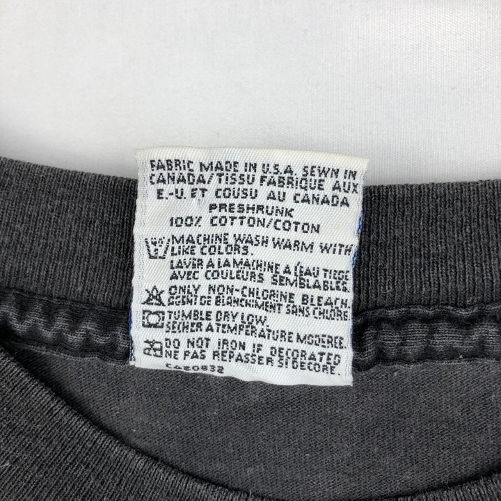 HARD ROCK CAFE advertising T-shirt, made in Canada, men's size M (equivalent). cotton Charcoal Vintage Second Hand