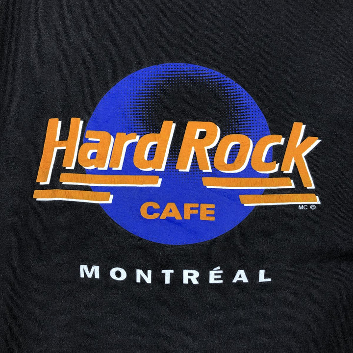 HARD ROCK CAFE advertising T-shirt, made in Canada, men's size M (equivalent). cotton Charcoal Vintage Second Hand