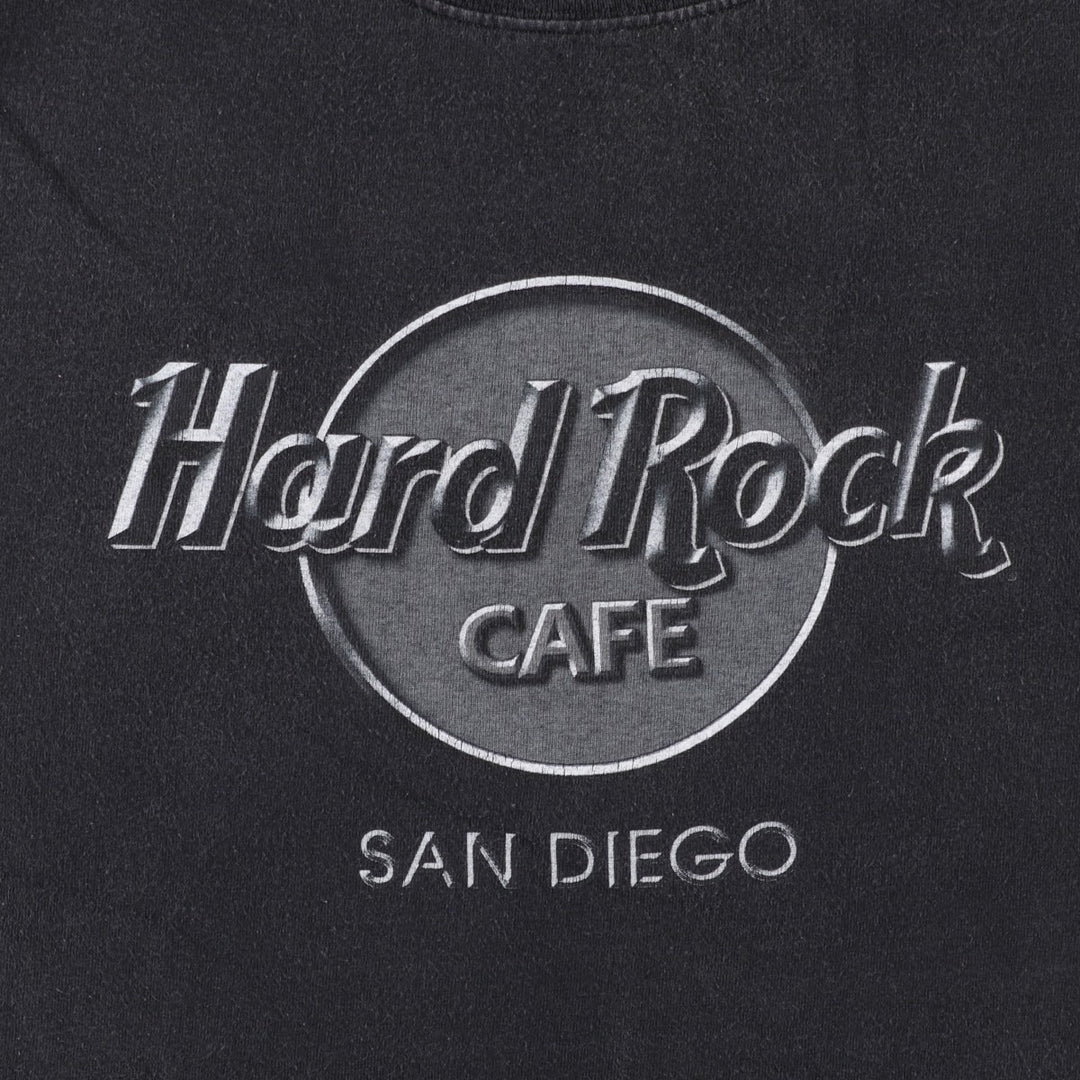 HARD ROCK CAFE Advertising T-Shirt, Size 2XL (Extragrande) cotton black type Vintage Second Hand